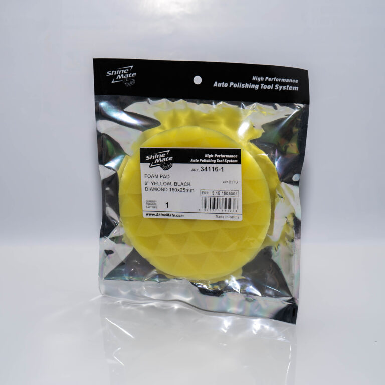Shine Mate Yellow T80 High Cut - Tnący Pad Polerski 150x25mm